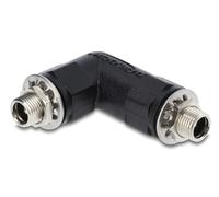 Delock 90944 cambiador de género para cable dc 5.5 x 2.5 mm negro