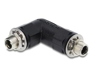Delock 90944 cambiador de género para cable dc 5.5 x 2.5 mm negro