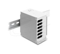 Delock 91065 adaptador de fibra óptica sc/lc 1 pieza(s) gris
