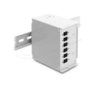 Delock 91066 adaptador de fibra óptica sc/lc 1 pieza(s) gris