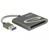 Delock 91525 lector de tarjeta usb 3.2 gen 1 (3.1 gen 1) gris