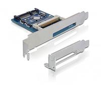 DeLOCK 91687 - Lector de Tarjetas de Memoria, Plateado