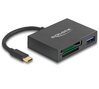 Delock 91711 lector de tarjeta usb negro