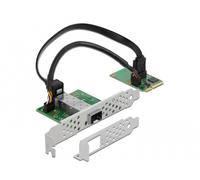 DELOCK 95267 - Tarjeta de red, MiniPCIe I/o, Gigabit Ethernet, 1x SFP