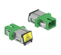 Delock acoplador de fibra Óptica con protección láser flip sc simpl