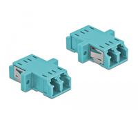 Delock acoplador de fibra Óptica lc duplex hembra a lc dúplex hembra