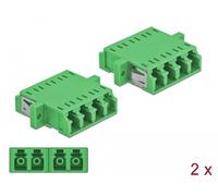 Delock acoplador de fibra Óptica lc quad hembra a lc quad hembra mono