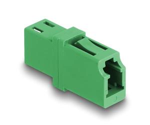 DELOCK Acoplador de Fibra óptica LC Simplex Hembra a LC Simplex Hembra APC Verde Marca