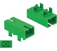 Delock acoplador de fibra óptica para pcb sc simplex hembra a sc simp