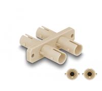 Delock acoplador fibra Óptica st duplex hembra a st duplex hembra bei
