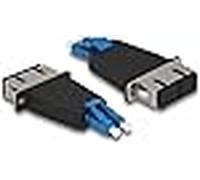 Delock acoplador híbrido de fibra óptica lc duplex macho a sc duplex