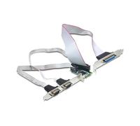 DeLOCK Adaptador 95232 Mini PCIe a 2 Puertos Serial RS-232 y 1 Puerto Paralelo, Chip MCS9901, para Windows y Linux