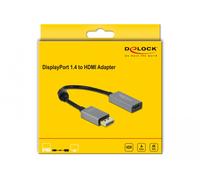 Adaptador DeLOCK DisplayPort 1.4 a HDMI 4K 60 Hz HDR 0,2 m