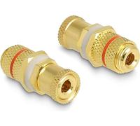 Delock Adaptador de Audio para Pinza, Anillo de Color Rojo