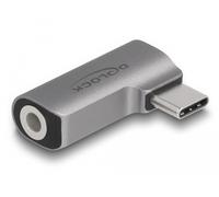Delock adaptador de audio usb type-c macho a conector hembra estéreo