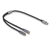 Adaptador USB-C con salida de audio y micrófono