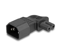 DeLOCK Adaptador de Corriente IEC 60320 - C14 a C7, Macho/Hembra