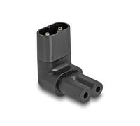 DELOCK Adaptador de Corriente IEC 60320 - C8 a C7, Macho/Hembra