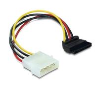 DELOCK STROMKABEL SATA 15PIN Down -> MOLEX 4PIN BU/ST Intern