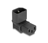 Delock adaptador de poder iec 60320 - c14 a c13, macho/hembra, 10 a, e