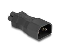 DeLOCK Adaptador de Poder IEC 60320 C14 a C5, Macho/Hembra, 2.5 A, Recto, 250 V, Negro