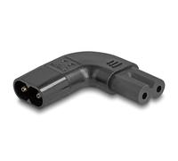 Delock adaptador de poder iec 60320 - c8 a c7, macho/hembra, 2,5 a, 90