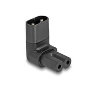 Delock adaptador de poder iec 60320 - c8 a c7, macho/hembra, 2,5 a, en