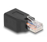 DELOCK Adaptador de Red RJ45/RJ48/RJ50 Macho a Hembra 10P/10C Pin out 1:1 Negro Marca