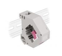 Delock Adaptador de riel con Keystone SC Simplex Hembra a Hembra, Color Morado