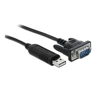 DELOCK Adaptador de USB 2.0 A Serial RS-485 con protector ESD de 15 KV Y una compacta carcasa de CONECTOR SERIAL