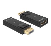 DeLOCK Adaptador 65258 DisplayPort a HDMI Negro