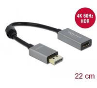 Delock Adaptador DisplayPort 1.4 activo a HDMI 4K 60 Hz (HDR)
