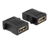 DeLOCK Adaptador HDMI-A Hembra a Hembra Tipo A con conexión roscada.