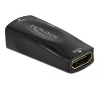 Delock adaptador hdmi-a hembra a vga hembra 1080p con audio