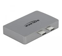 Delock adaptador hdmi doble con 4k 60 hz y pd 3.0 para macbook