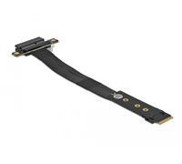 Delock adaptador m.2 clave m a pcie x4 nvme con cable de 20 cm