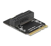 DeLOCK Adaptador M.2 Llave E Macho a Llave M Ranura en ángulo con Soporte