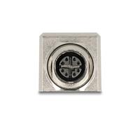Delock adaptador m12 código x hembra de 8 pines a rj45 hembra cat.6a