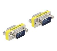 DELOCK Adaptador Macho a Macho D-Sub de 9 Pines (Tuercas) 2 Piezas Marca