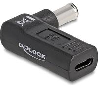 DELOCK Adaptador para Cable de Carga de Ordenador portátil USB Type-Câ„¢ Hembra a Sony 6,0 x 4,3 mm Macho en ángulo de 90° Marca