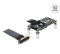 Adaptador PCIe 3.0 x4 a M.2 Key M Delock RGB con Lüfter