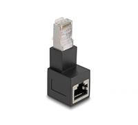 DeLOCK Adaptador RJ-45 Macho RJ-45 Hembra ACODADO Cat.6A 87862