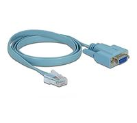 DeLOCK Adaptador RS-232 DB9 hembra > 1 x conector serie RS-232 RJ45 1 m