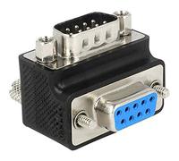 DeLOCK Adaptador Sub-D 9Pin ST/BU 90G acodado Tornillo/Tuerca Intercambiable