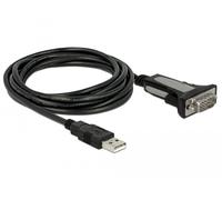 Delock adaptador usb 2.0 a 1 x serie rs-232 4 m