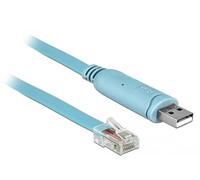 DELOCK 64185 - Cable de consola RS-232, conector USB 2.0 tipo A > conector RJ45