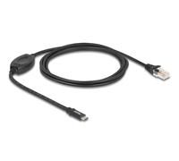 Delock adaptador usb 2.0 type-c macho a 1 x serie rs-232 rj45 macho 1,