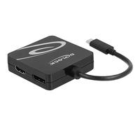 DELOCK 63129 - Adaptador USB Type-C™ para un monitor VGA, DVI, HDMI o DisplayPo