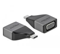 Delock adaptador usb type-c a vga (dp alt mode) 1080p ? diseño comp