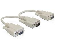 DeLOCK Adaptador VGA Macho a 2 x VGA Hembra 20 cm